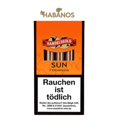 Handelsgold Sun 5 Cigarillos - Portakal Aromalı