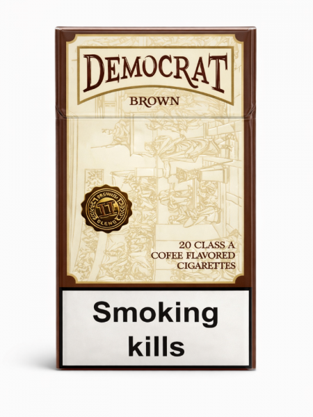 Democrat Brown Cofe Aromalı Süperslim Sigara
